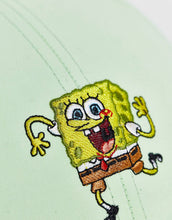 Load image into Gallery viewer, Spongebob Baseball Cap In Washed Green
