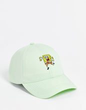 Load image into Gallery viewer, Spongebob Baseball Cap In Washed Green
