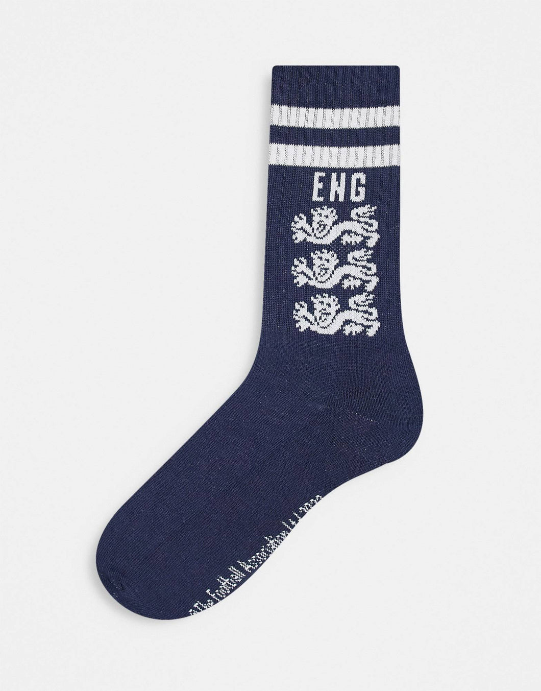 Men's Sports Socks In Navy With England Design