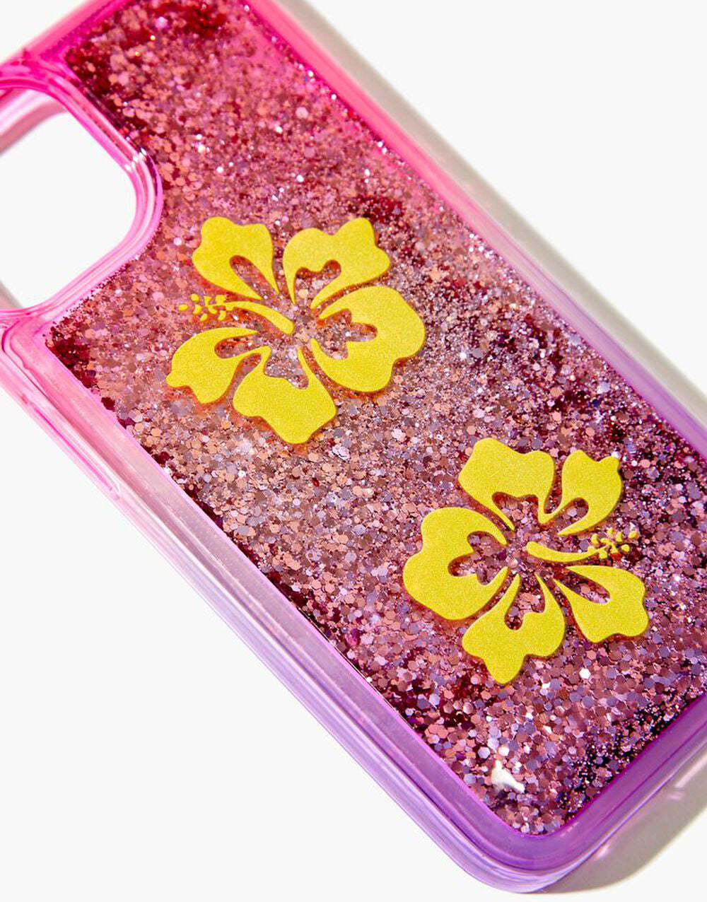 Glitter Flower Case For Iphone 13