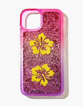 Load image into Gallery viewer, Glitter Flower Case For Iphone 13
