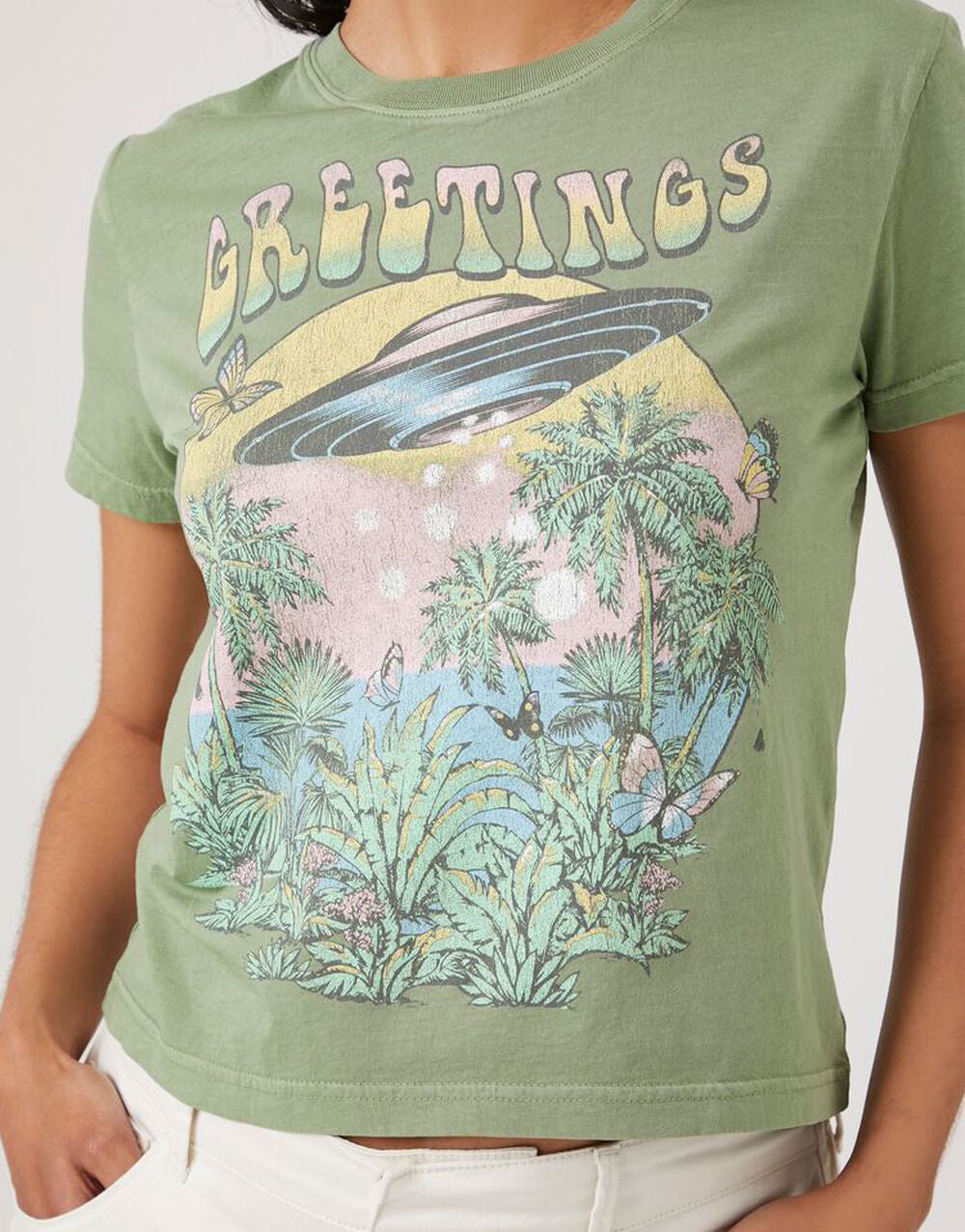 Greetings UFO Graphic Tee