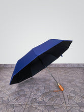 Load image into Gallery viewer, Log Handle Umbrella in Blue
