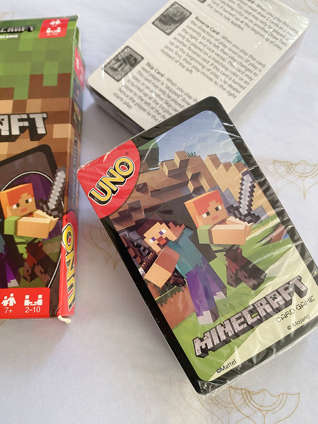 Minecraft Uno Cards