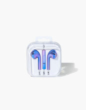 Load image into Gallery viewer, Iridescent Wired Earphones Blue
