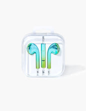 Load image into Gallery viewer, Iridescent Wired Earphones Green
