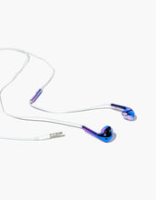 Load image into Gallery viewer, Iridescent Wired Earphones Blue
