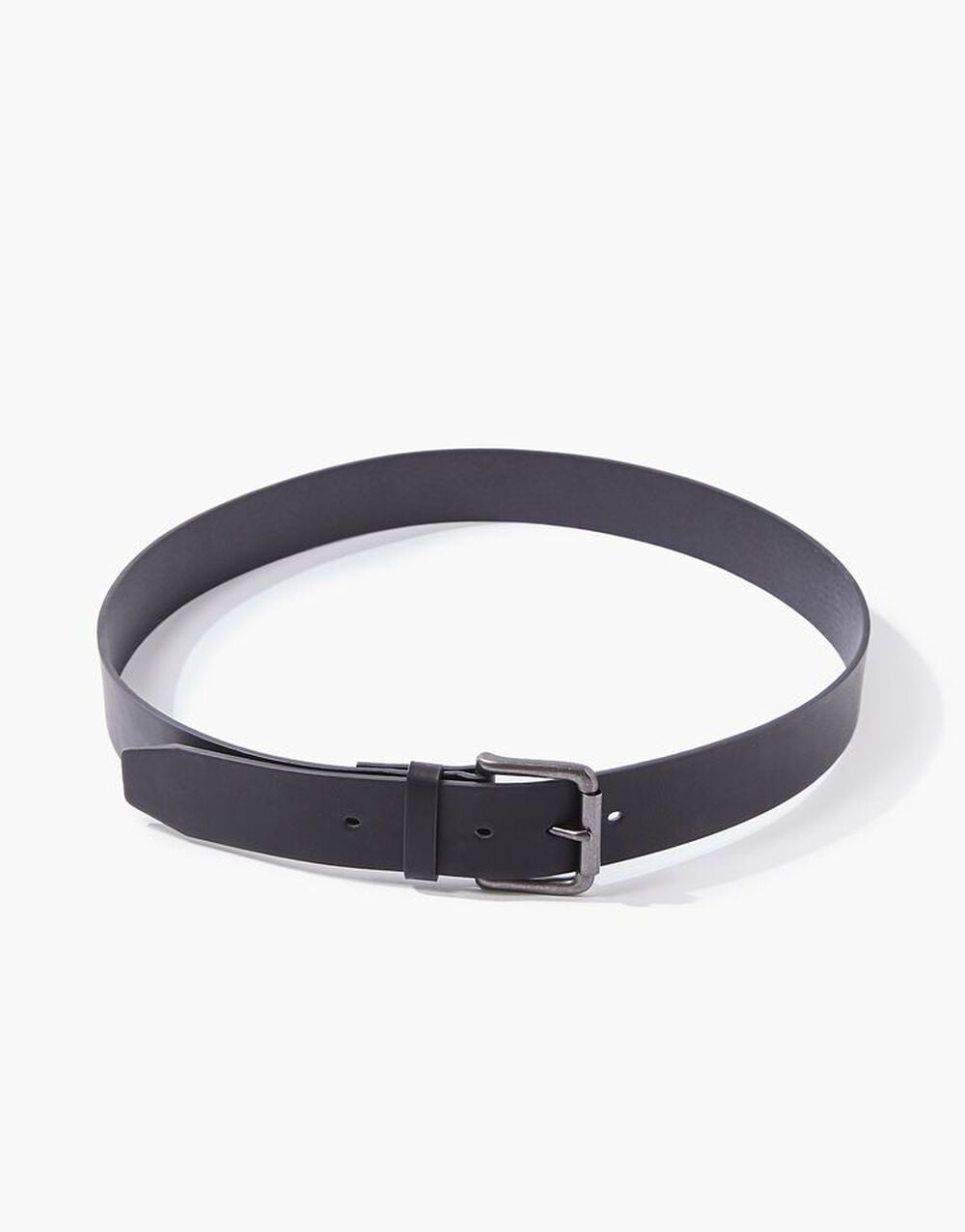 Men's Faux Leather Belt Black