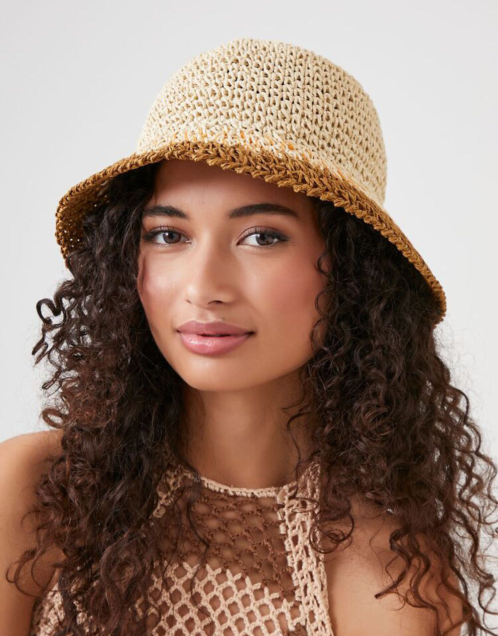 Straw Bucket Hat