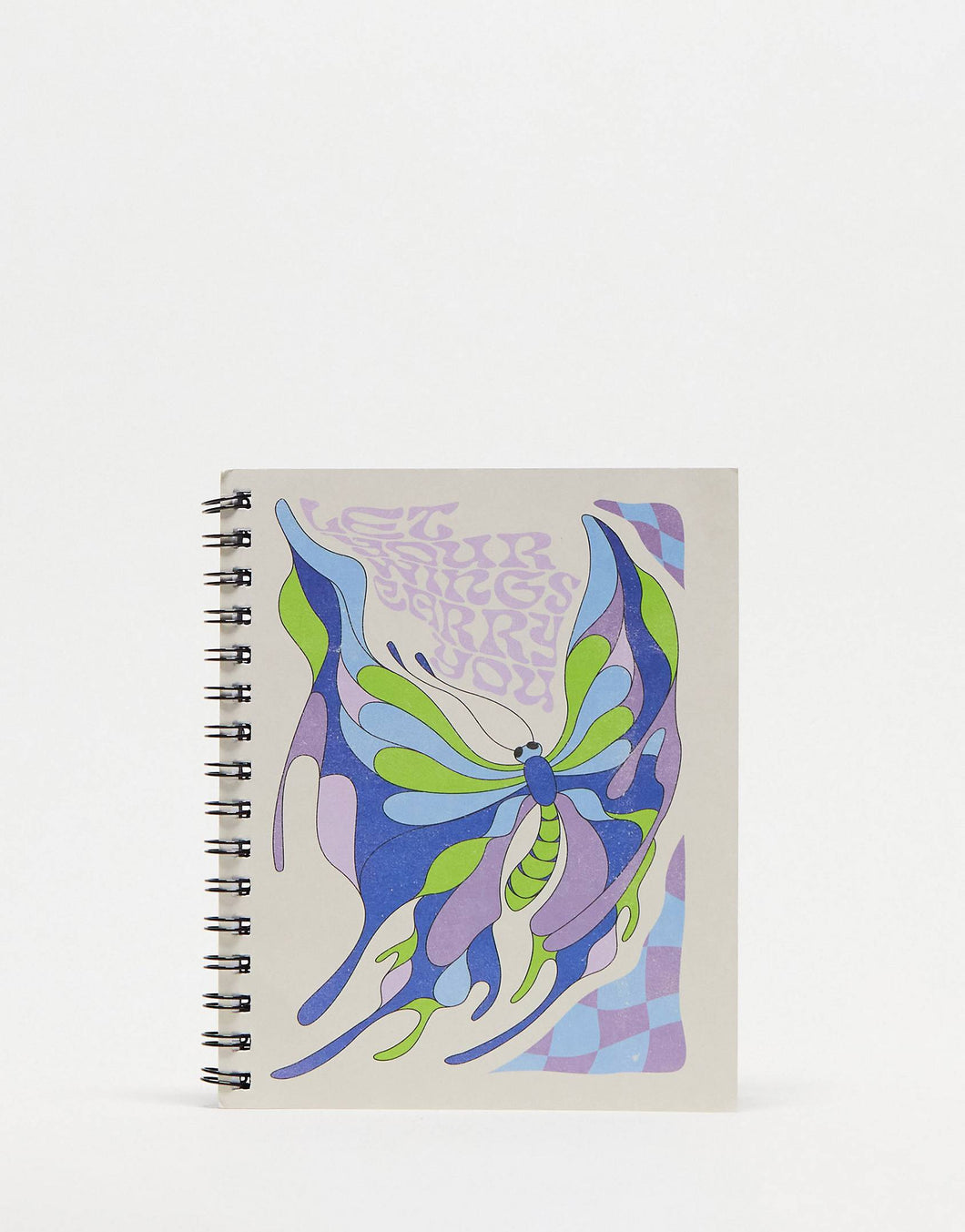 A5 Notebook With Butterfly Slogan