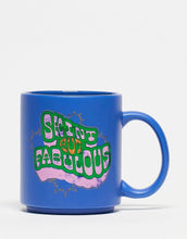 Load image into Gallery viewer, Skint But Fabulous&#39; Mug In Blue
