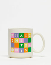 Load image into Gallery viewer, What&#39;s The Tea Sis&#39; Bright Checkerboard Mug
