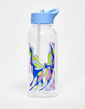 Load image into Gallery viewer, 1L Water Bottle In Clear With Butterly Slogan Print
