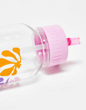 Load image into Gallery viewer, 1L Water Bottle In Clear With Pastel Abstract Print
