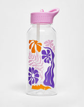 Load image into Gallery viewer, 1L Water Bottle In Clear With Pastel Abstract Print
